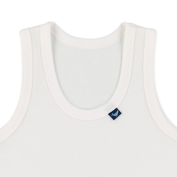 DRYWRAP）3枚組ハニカムメッシュランニング肌着（海柄ピスネーム）