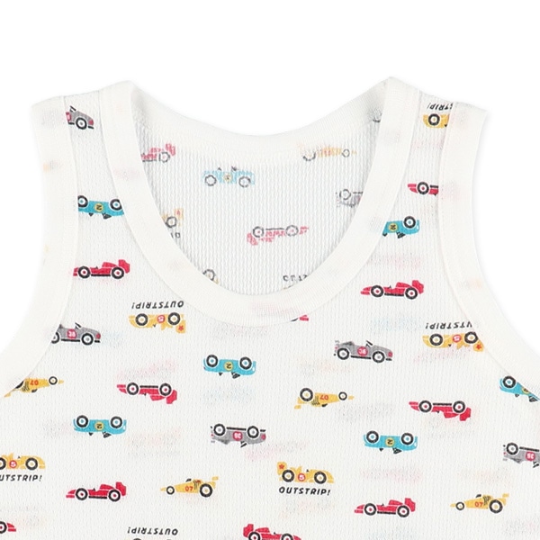 DRYWRAP）3枚組メッシュランニング肌着（レーシングカー）