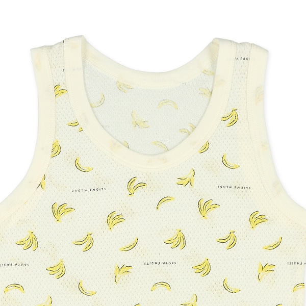 3枚組メッシュランニング肌着（モンキー・バナナ）