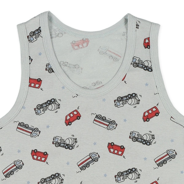 DRYWRAP）3枚組ランニング肌着（はたらくくるま）