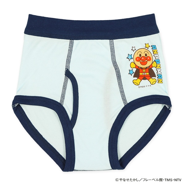 3枚組前あきブリーフ（アンパンマン・ばいきんまん・だだんだん）