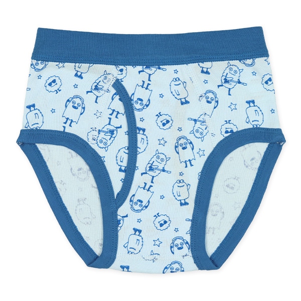 4枚組前あきブリーフ（モンスターMusic・星）