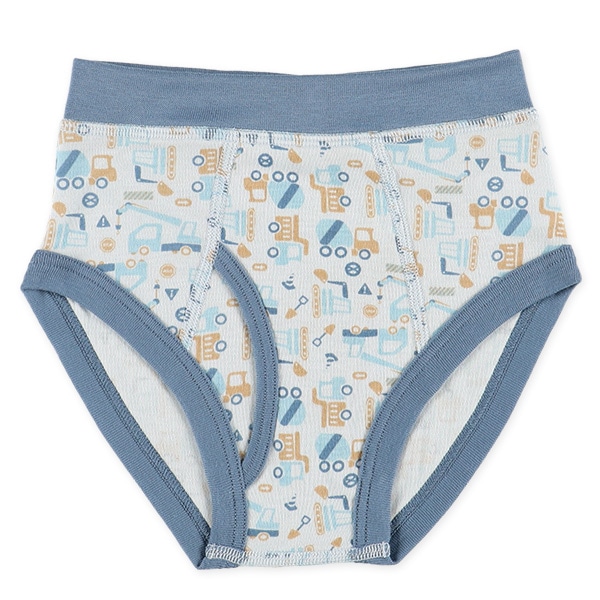 4枚組前あきブリーフ（はたらくくるま）