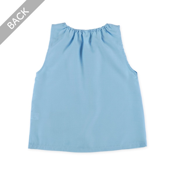 袖なしスモック（ライトブルー）