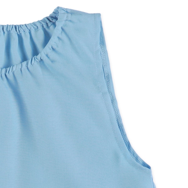 袖なしスモック（ライトブルー）