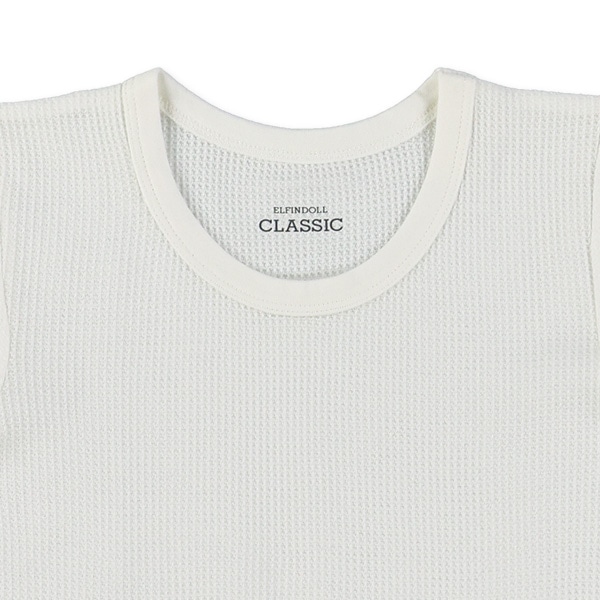 4枚組ワッフル半袖シャツ肌着（モノトーン）