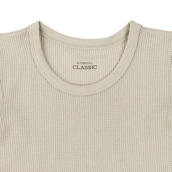 4枚組ワッフル半袖シャツ肌着（モノトーン）