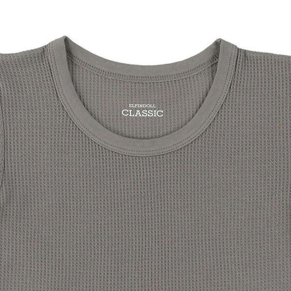 4枚組ワッフル半袖シャツ肌着（モノトーン）