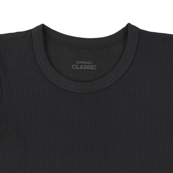 4枚組ワッフル半袖シャツ肌着（モノトーン）