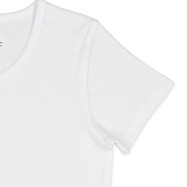 3枚組半袖シャツ肌着（ホワイト無地）