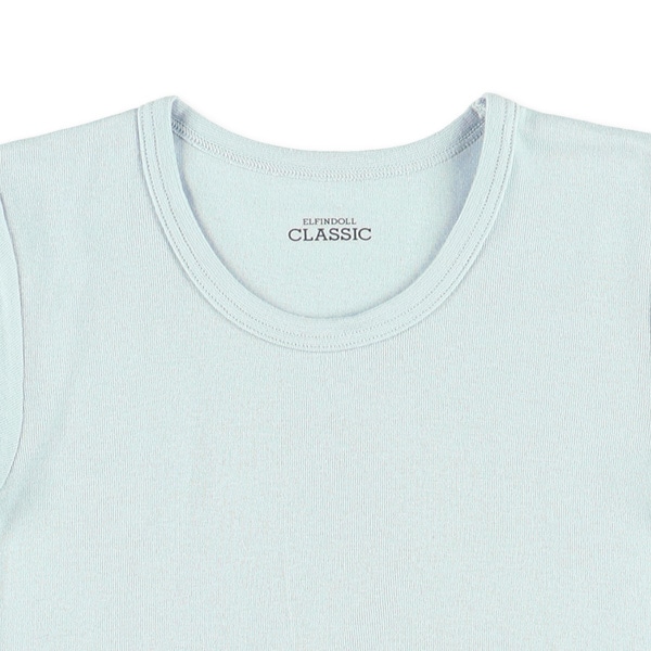 4枚組半袖シャツ肌着（モカ・グリーン・ブルー）