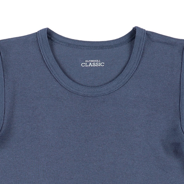 4枚組半袖シャツ肌着（モカ・グリーン・ブルー）