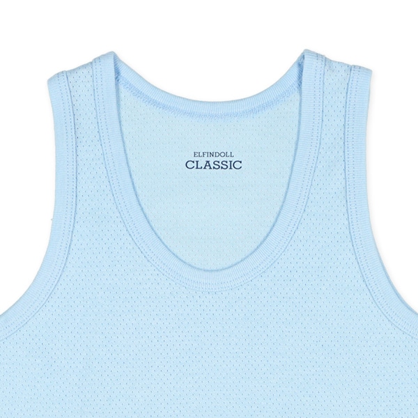 3枚組メッシュランニング肌着（サンド・ブルー系無地）