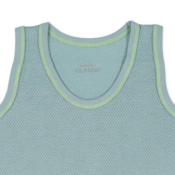 4枚組メッシュランニング肌着（カラーステッチ）