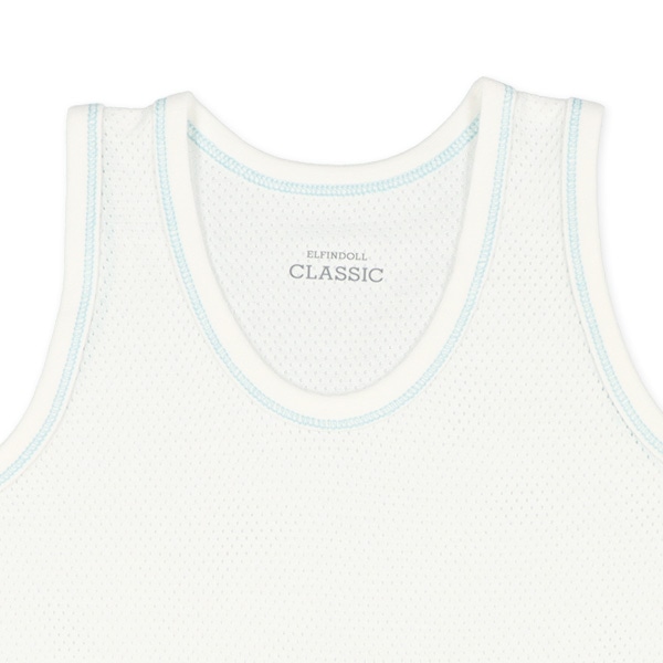 4枚組メッシュランニング肌着（カラーステッチ）