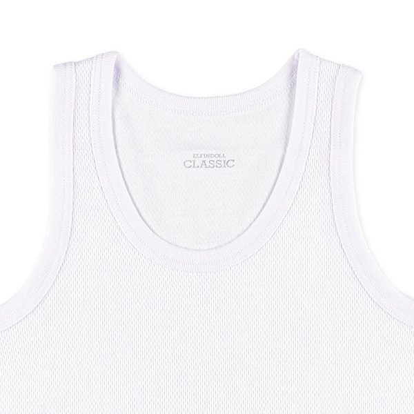 3枚組吸水速乾ハニカムメッシュランニング肌着（ホワイト無地）