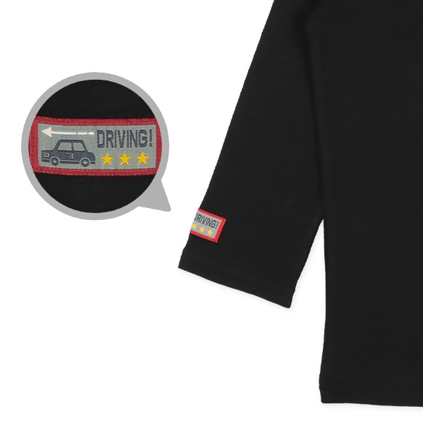 HOTWRAP）2枚組長袖シャツ肌着（恐竜・くるまチケット）