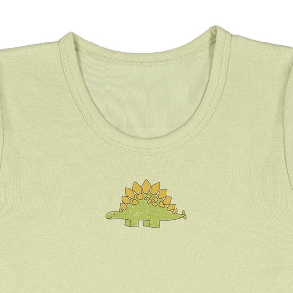 HOTWRAP）2枚組長袖シャツ肌着（恐竜）