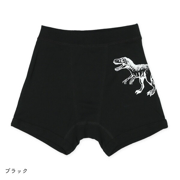 4枚組前とじボクサーブリーフ（恐竜・サメ）