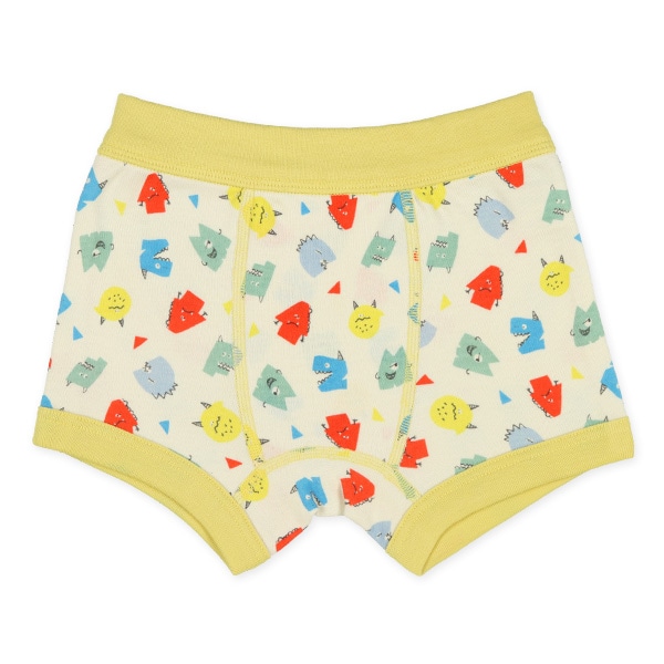 4枚組前とじボクサーブリーフ（しろくま・モンスター・バーガー・くるま）