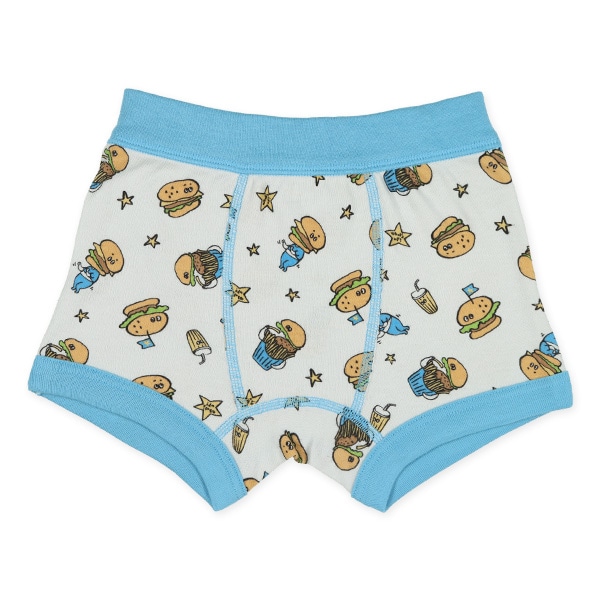 4枚組前とじボクサーブリーフ（しろくま・モンスター・バーガー・くるま）