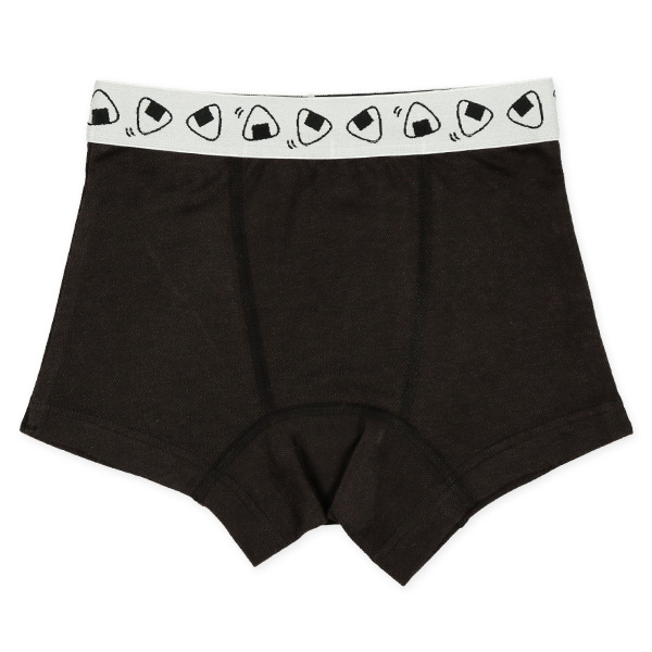 4枚組前とじボクサーブリーフ（おむすび・ロゴ）