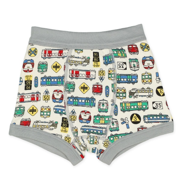 4枚組前とじボクサーブリーフ（はたらくのりもの）