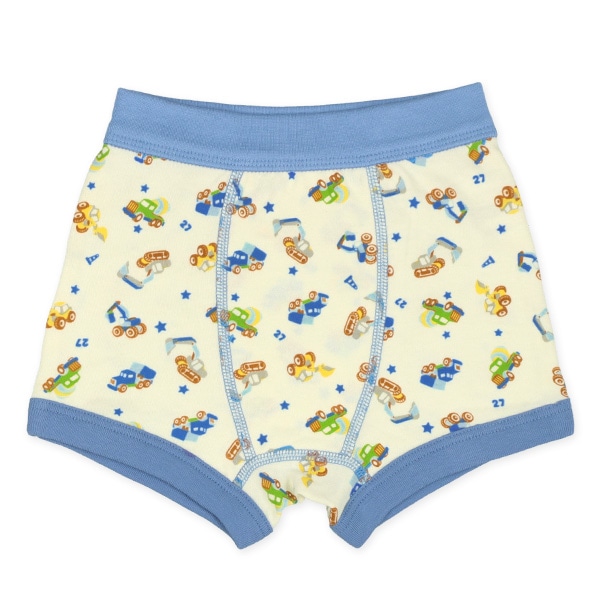 4枚組前とじボクサーブリーフ（はたらくのりもの）