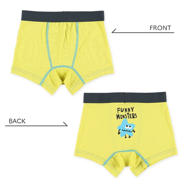 4枚組前とじボクサーブリーフ（ファニーモンスターズ）