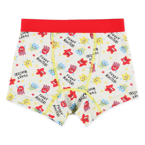 4枚組前とじボクサーブリーフ（ファニーモンスターズ）