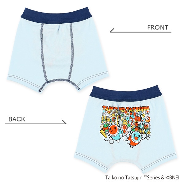 3枚組前とじボクサーブリーフ（太鼓の達人）