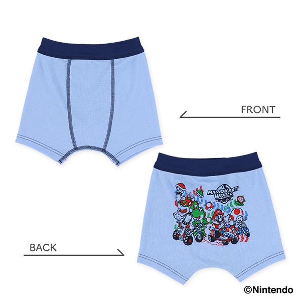 3枚組前とじボクサーブリーフ（マリオカートワールド）