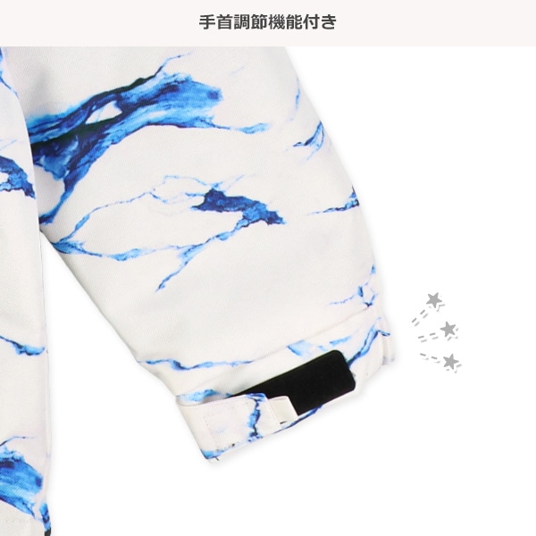 大理石柄スキーウェア