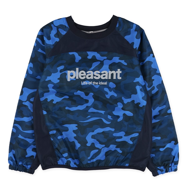 裏トリコット起毛迷彩ピステトップス&パンツセット