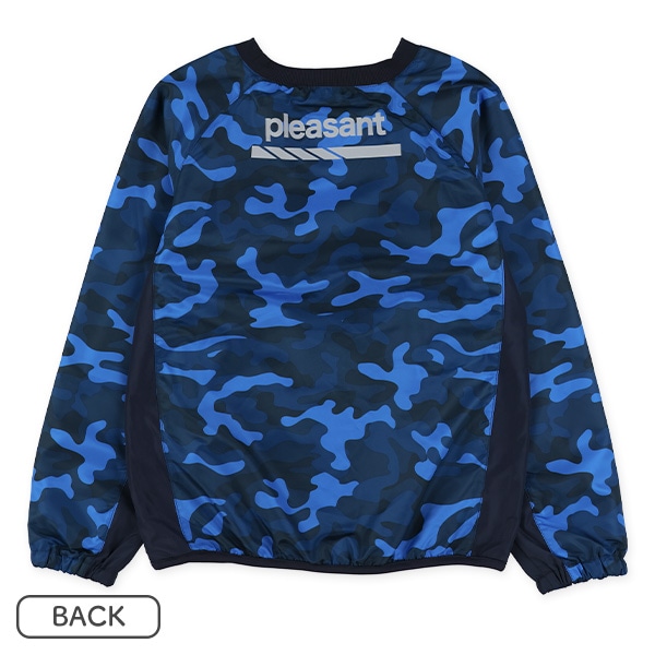 裏トリコット起毛迷彩ピステトップス&パンツセット