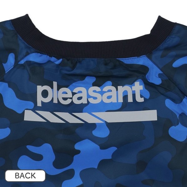 裏トリコット起毛迷彩ピステトップス&パンツセット