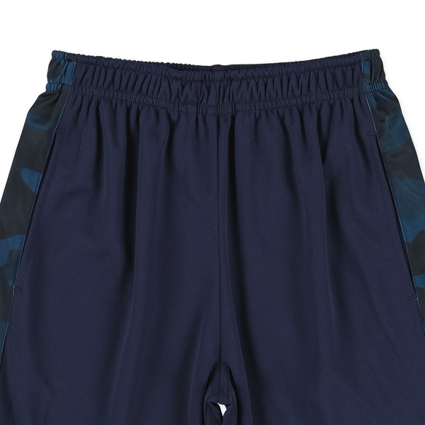 胸切り替え迷彩柄半袖Tシャツ＆ハーフパンツセット