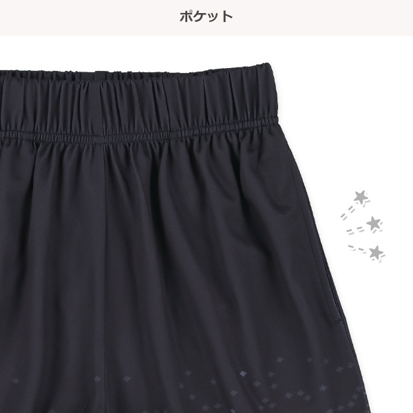 袖ラインブリスター半袖Tシャツ＆ハーフパンツセット