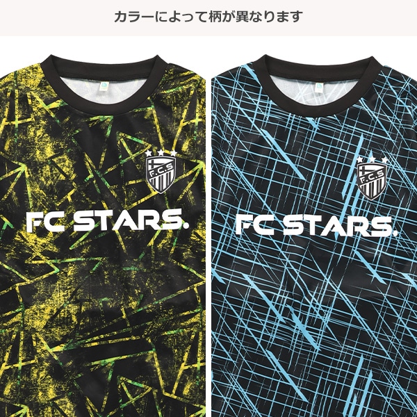 FCSTARS幾何学柄半袖Tシャツ＆ハーフパンツセット