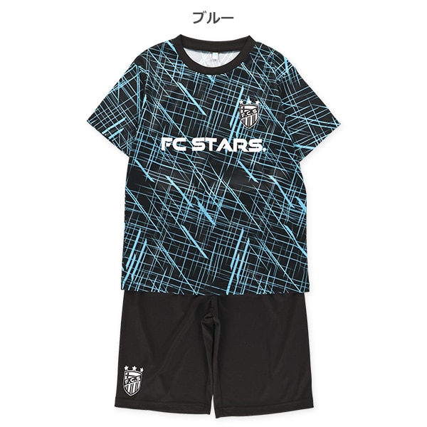FCSTARS幾何学柄半袖Tシャツ＆ハーフパンツセット
