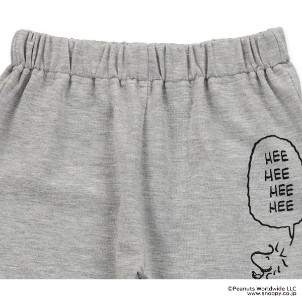 ミニ裏毛トップス&パンツセット（スヌーピー）