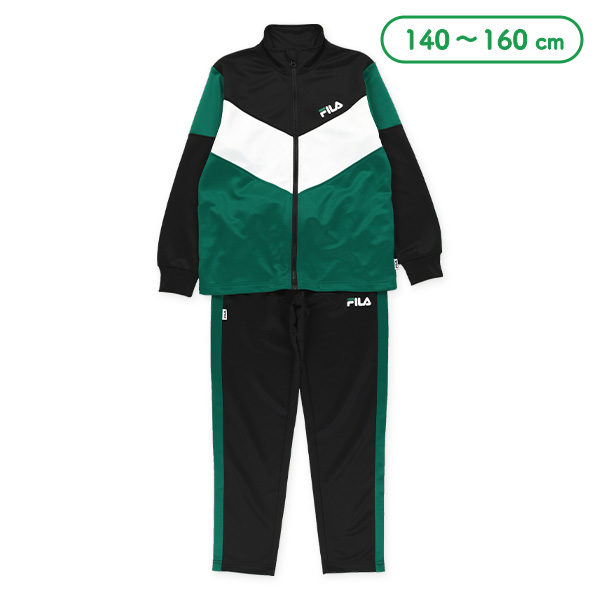 FILA）胸ロゴ切り替えジャケット＆パンツセット