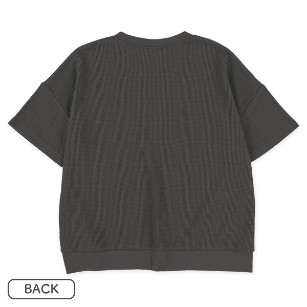 胸ロゴワッフル半袖Tシャツ&パンツセット