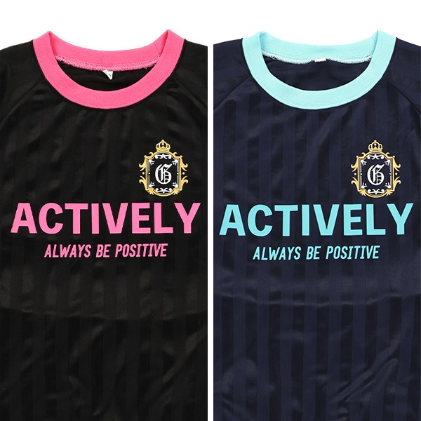 エステルメッシュ半袖Tシャツ&ハーフパンツセット