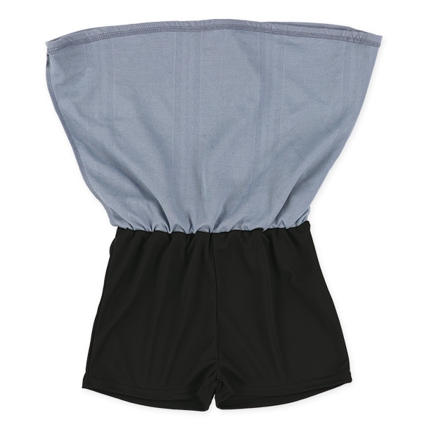 ふくれジャガードレイヤード風半袖パーカー＆スカートセット