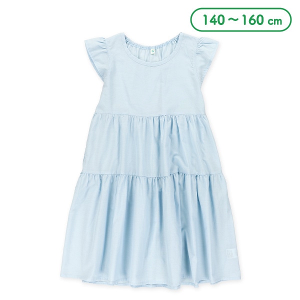 シャンブレーフレンチワンピース