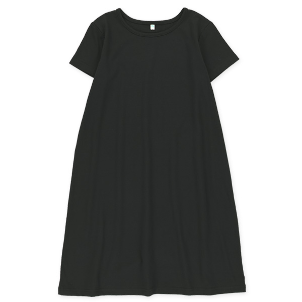 肩ひもロゴチュールワンピース&無地半袖ワンピースセット