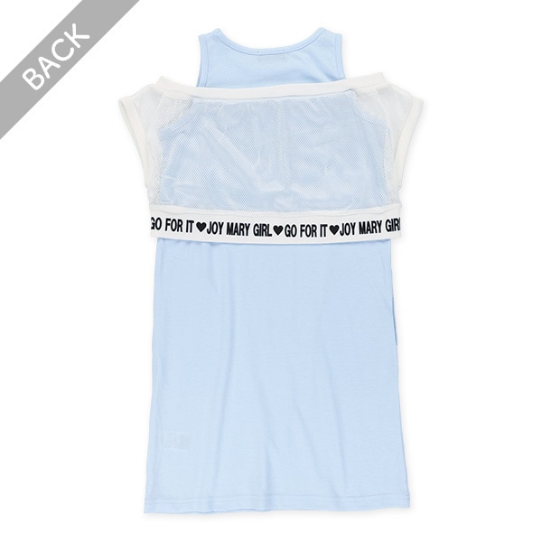 メッシュドッキンググワンピース