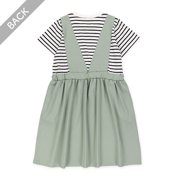 さらさらレイヤード風ワンピース