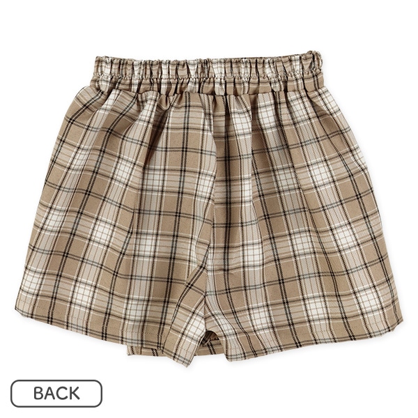 裏起毛くま耳フード付きトップス&ハーフパンツセット